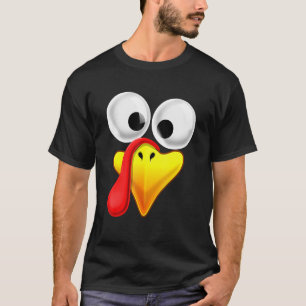 T-shirt Thanksgiving Turquie visage jumelé costume de fami