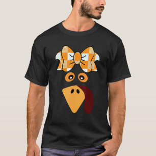 T-shirt Thanksgiving Turquie visage jumelé costume de fami