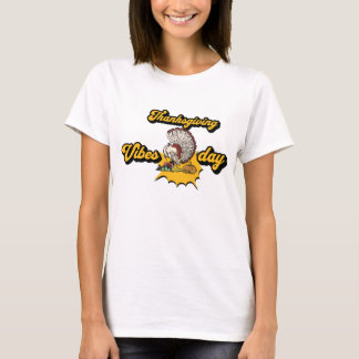 T-shirt Thanksgiving Vibes Turquie Festive Design de vacan
