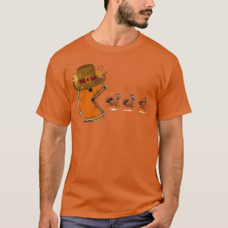 T-shirt Thanksgiving Video Game Eating Turkey Gamer Men Wo