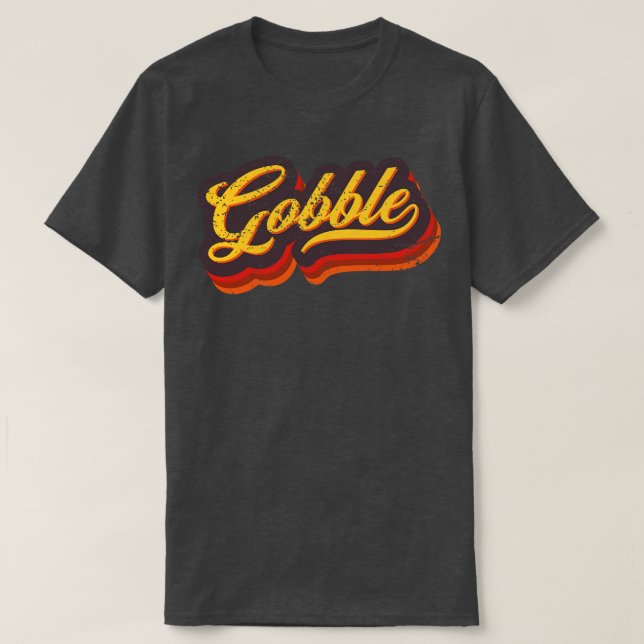 T-shirt Thanksgiving vintage (Design devant)