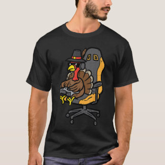 T-shirt Thanksgivingurkey Gaming Gamer Men Boys een Youth