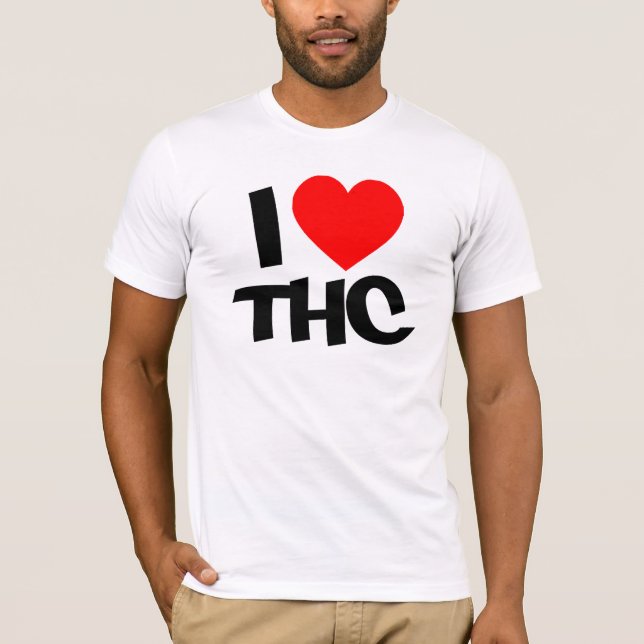 T-shirt thc du coeur i ! (Devant)