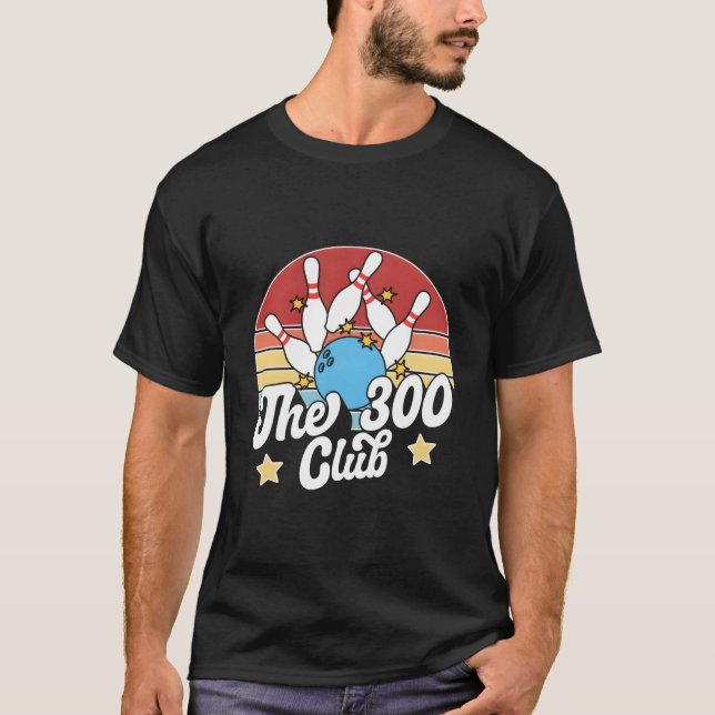 T-shirt The 300 Club Bowler Bowling (Devant)