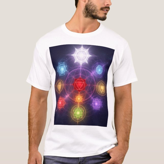 T-shirt The 7 Chakras´3 (Devant)