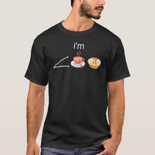 T-shirt thé aigu tarte thé mignon pi jour pi plaisanterie 