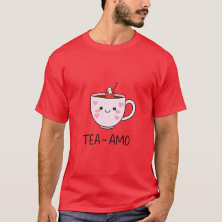 T-shirt Thé amo pour amateur de boissons