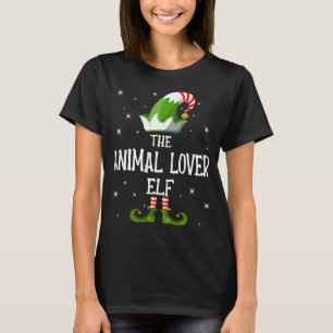 T-shirt The Animal Lover Elf Family Matching