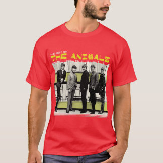 T-shirt The Animals Retro Artwork With Vibrant Energy With
