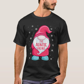 T-shirt The Aunt Gnome Gnome Elf Christmas Aunt Matching