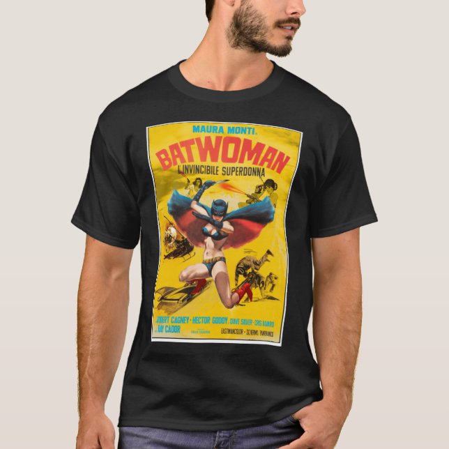 T-shirt The Batwoman 1968 funny (Devant)