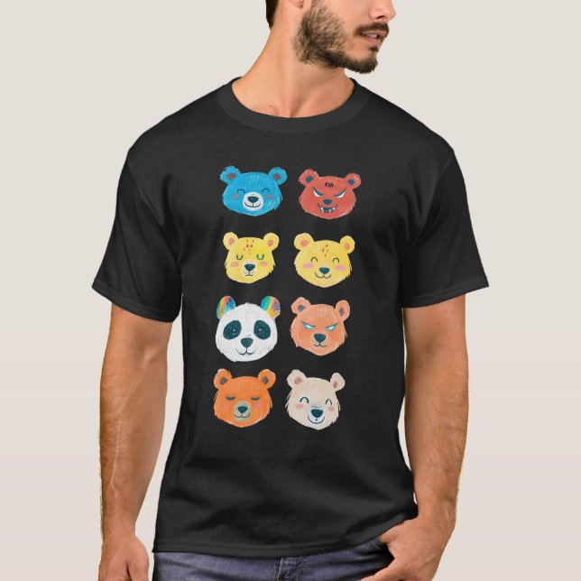 T-shirt The Bears of Personality  (Devant)
