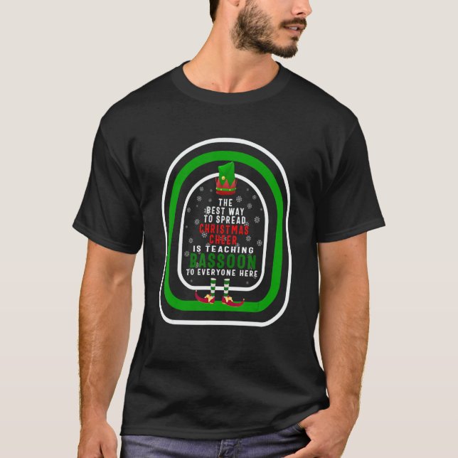 T-shirt The Best Way To Spread Christmas Cheer Is Teaching (Devant)