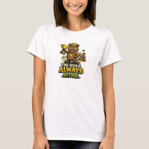 T-shirt The Boar Always Wins