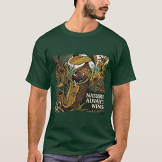 T-shirt The Botanical Consumption: "Nature Always Wins" 