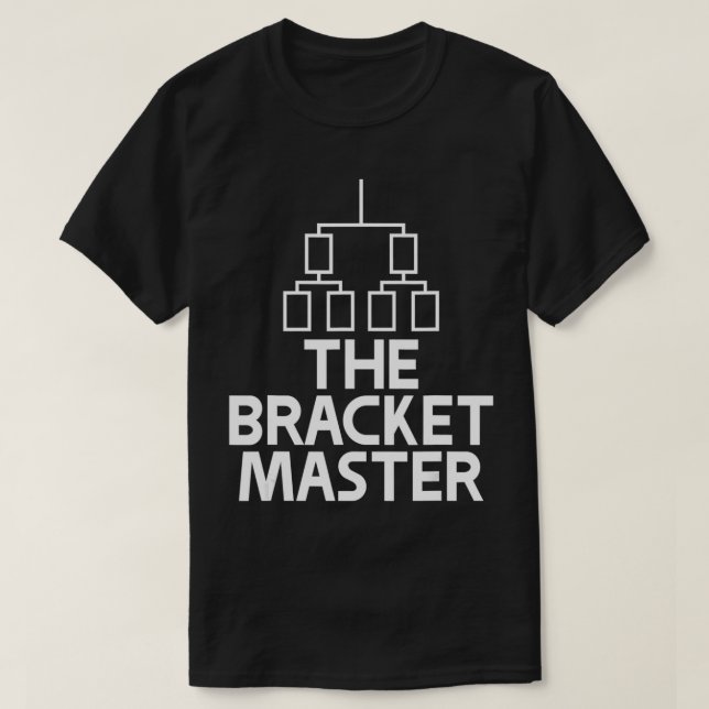 T-shirt The Bracket Master Tournoi de Basketball  (Design devant)