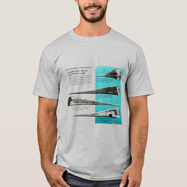 T-shirt The Budd Company - A Railroad    LegendBeverage Co (Devant)