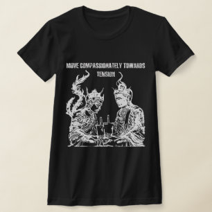 T-shirt Thé bulle avec démons
