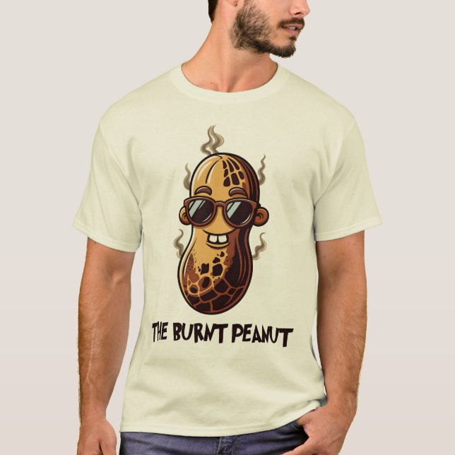 T-shirt The burnt peanut (Devant)