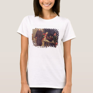 T-shirt The Cheat (pétrole contre canvas)