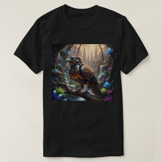 T-shirt The Clockwork Songbird (Design devant)