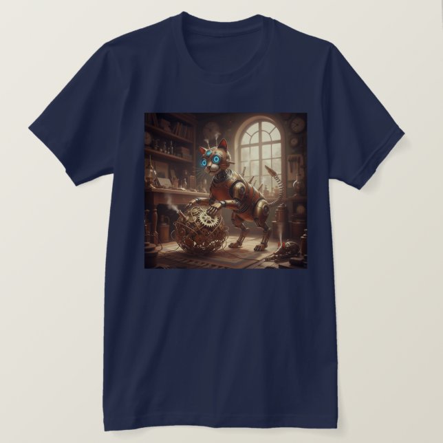 T-shirt The Cogsworth Kitty (Design devant)
