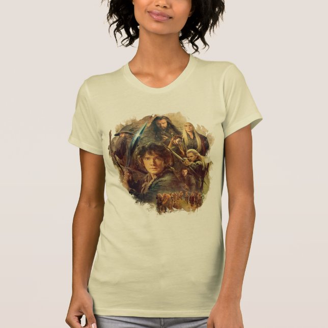 T-shirt The Company and Elves of Mirkwood (Devant)