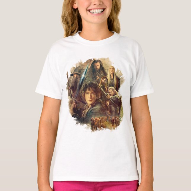 T-shirt The Company and Elves of Mirkwood (Devant)