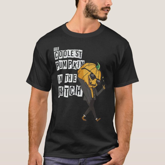 T-shirt The Coolest Pumpkin In The Patch  Scarecrow Pumpki (Devant)