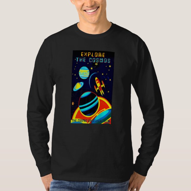 T-shirt The Cosmic Explorers Club Explore The Cosmos (#14) (Devant)