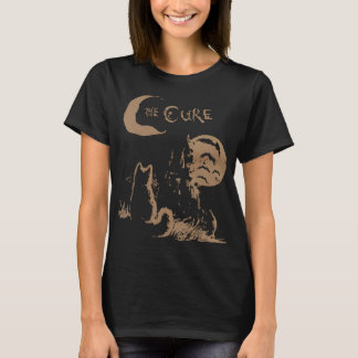 T-shirt The Cure Chat Lune 90S Alt Rock Indépendant Pour H