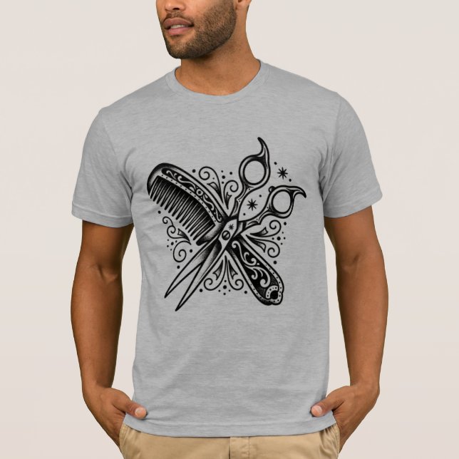 T-shirt The Cut & Craft | Traditional Barber Flash Tee (Devant)