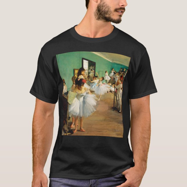 T-shirt The Dance Class (1874) par Edgar Degas (Devant)