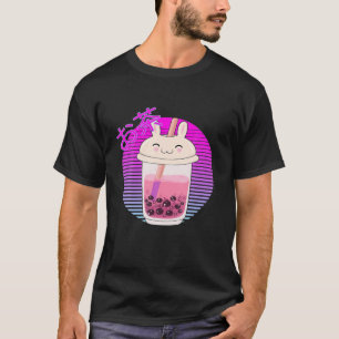 T-shirt Thé de bulle rétro Kawaii Cute Thé japonais Lover