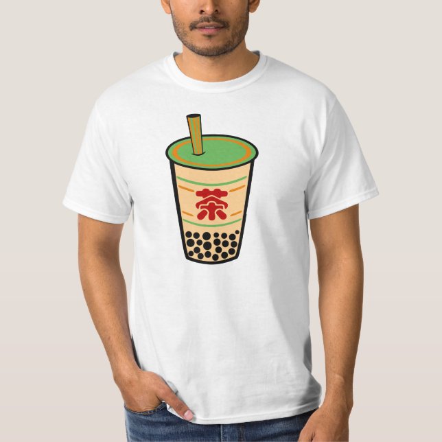 T-shirt Thé de lait de perle (Devant)