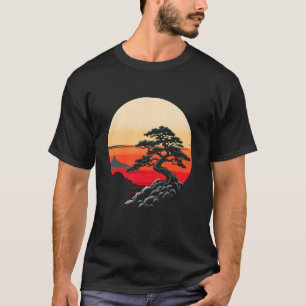 T-shirt Thé de l'arbre Bonsaï Jardinage japonais Japon Bot
