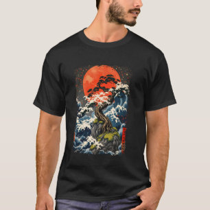 T-shirt Thé de l'arbre en bonsaï Jardinage japonais Japon