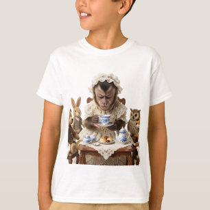 T-shirt Thé de singe victorien