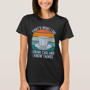 T-shirt Thé Desi pakistanais indien hindi Chai Hommes Fem