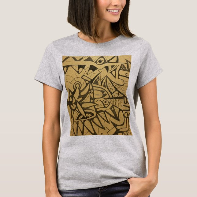 T-shirt The design is incredibly detailed—it's an all-over (Devant)