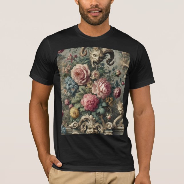 T-shirt The Devourer of Bloom & Bone – Gothic Wearable Art (Devant)