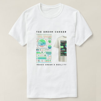 T-shirt "The Dream Chaser" Conception abstraite vibrante