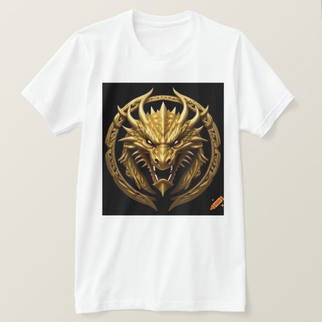 T-shirt The drigon image (Design devant)