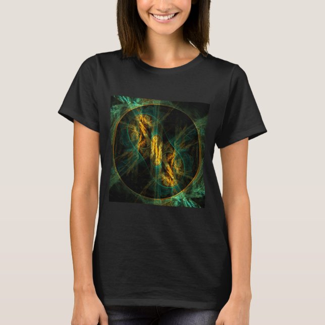 T-shirt The Eye of the Jungle Abstract (Devant)