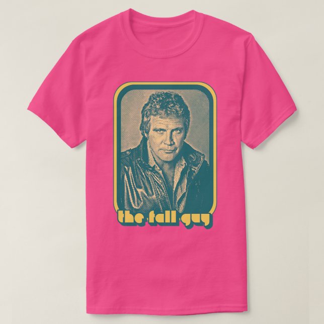 T-shirt The Fall Guy 80s TV Retro Design (Design devant)