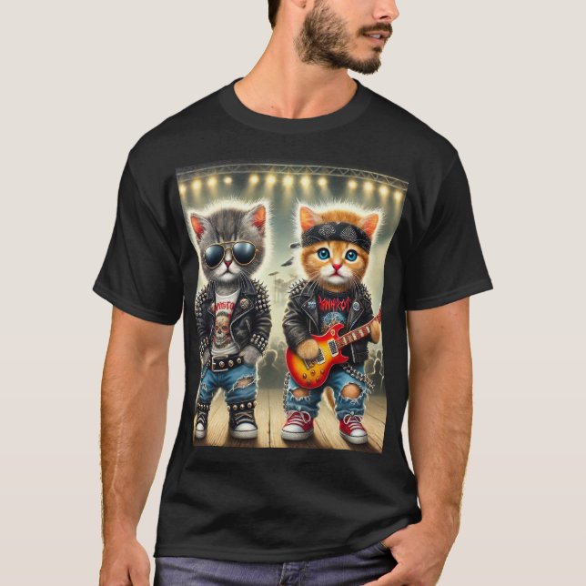 T-shirt "The Feline Charm : Guardians of Mysteries and Aff (Devant)