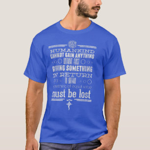 T-shirt The first rule weathered