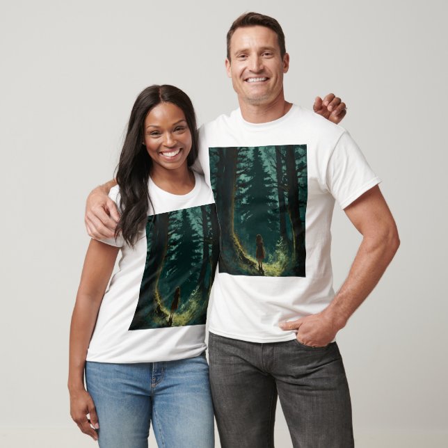 T-shirt The girl wanders in the witch's forest (Unisexe)