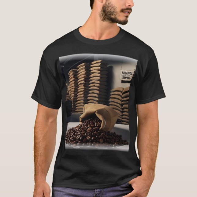 T-shirt The Halfhyde Coffee Company Warehouse (Devant)
