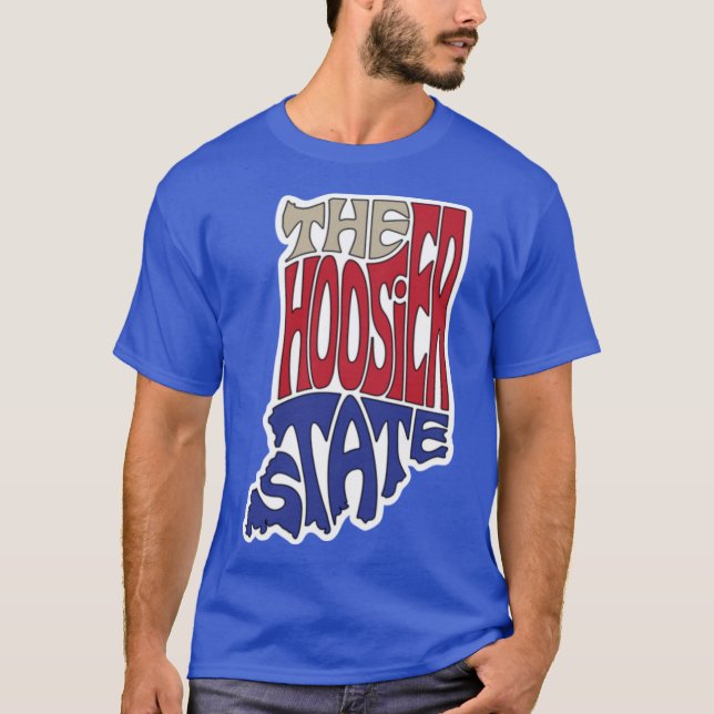 T-shirt The Hoosier State Indiana (Devant)